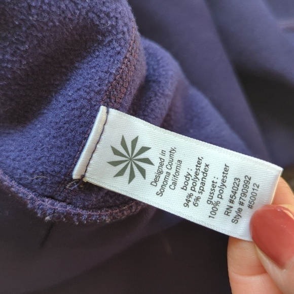 Athleta Size XLT Fleece Lined Pants Active wear - Picture 7 of 10